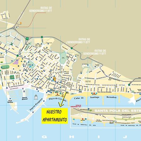 Apartamento Santa Pola Primera Linea De Playa Dış mekan fotoğraf
