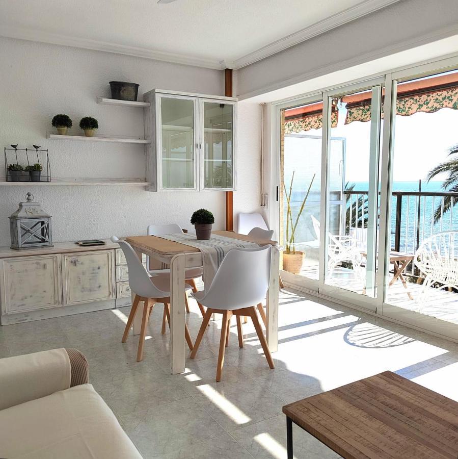 Apartamento Santa Pola Primera Linea De Playa Dış mekan fotoğraf